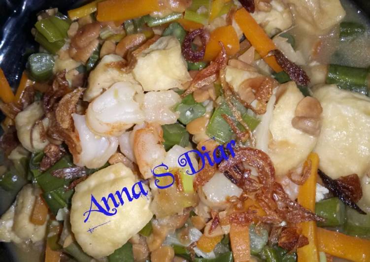Tumis Kacang Panjang, Wortel Mix Taoco, Tahu & Udang 🍤