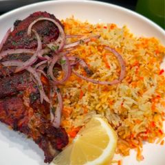 A picture of Somali Rice (Bariis).