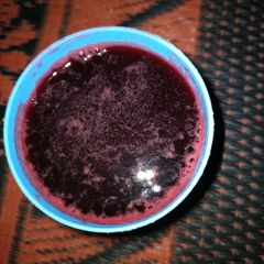 A picture of Beetroot zobo drink.