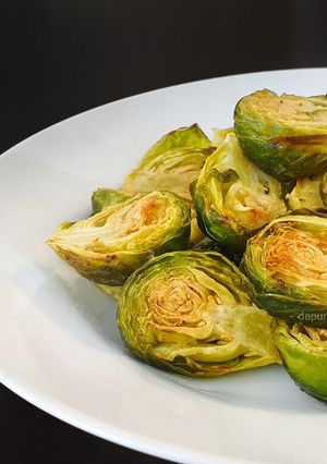 Foto resep Roasted Brussels Sprout /Kubis Brussel Simple done in 30 mins
