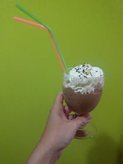 Una foto de Frappé helado de nocilla con Thermomix