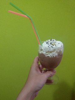 Una foto de Frappé helado de nocilla con Thermomix