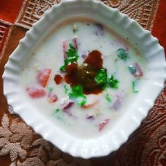 A picture of Masala Papad Doi.