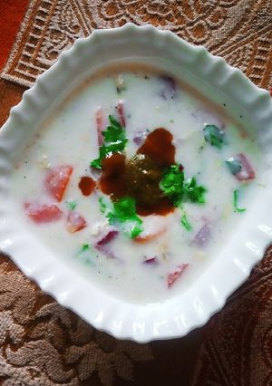 A picture of Masala Papad Doi.