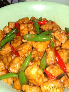 Foto resep Orek tempe buncis