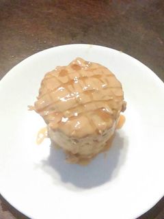 A picture of Peanut butter-banana mug muffins.