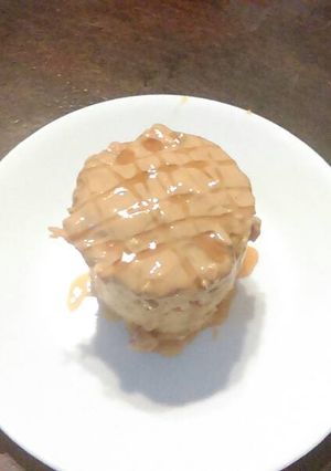 A picture of Peanut butter-banana mug muffins.