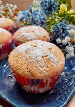 Tojásfehérjés muffin 🥚✨ puha & könnyű süti recept 🧁 recept fotója