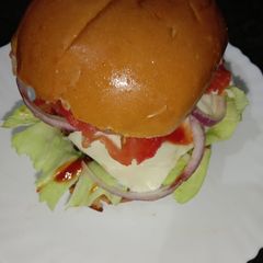 A picture of Veg burger.