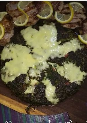 Una foto de Tortilla de acelga
