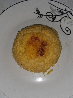 Una foto de Chipa guazu en taza
