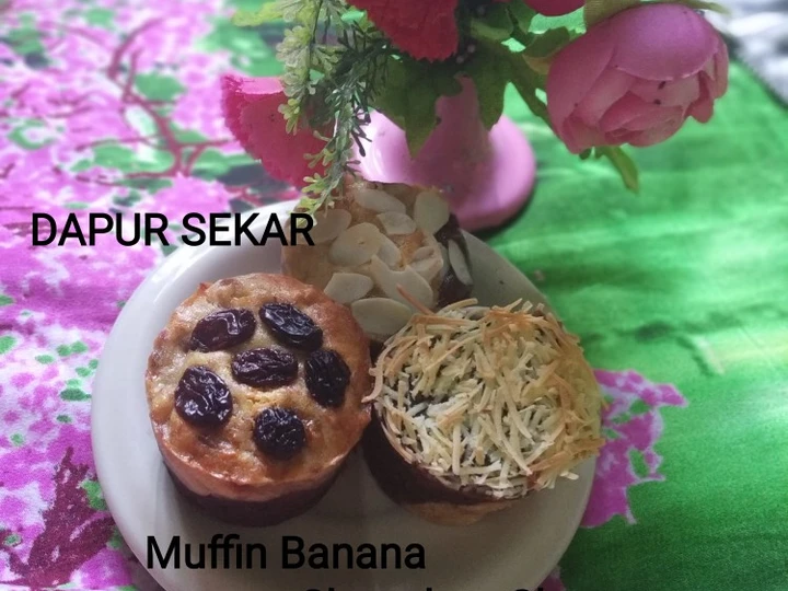 Cara Gampang Membikin Resep Muffin Banana Chocolate Cheese yang Enak Banget Anti Ribet, Lezat
