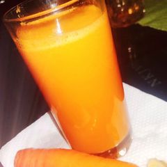 Immunity boosting carrot ginger juice A picture of Immunity boosting carrot ginger juice.