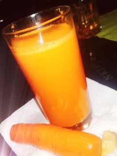A picture of Immunity boosting carrot ginger juice.