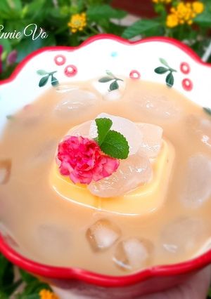 Hình của món Bánh flan thốt nốt.