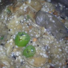 A picture of Brinjal Thuvayal- Tamilnadu special.