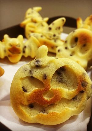 Une photo de Muffins pépites de chocolat Halloween