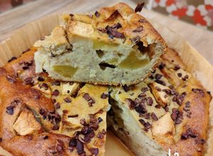 Une photo de Banana bread pomme cannelle