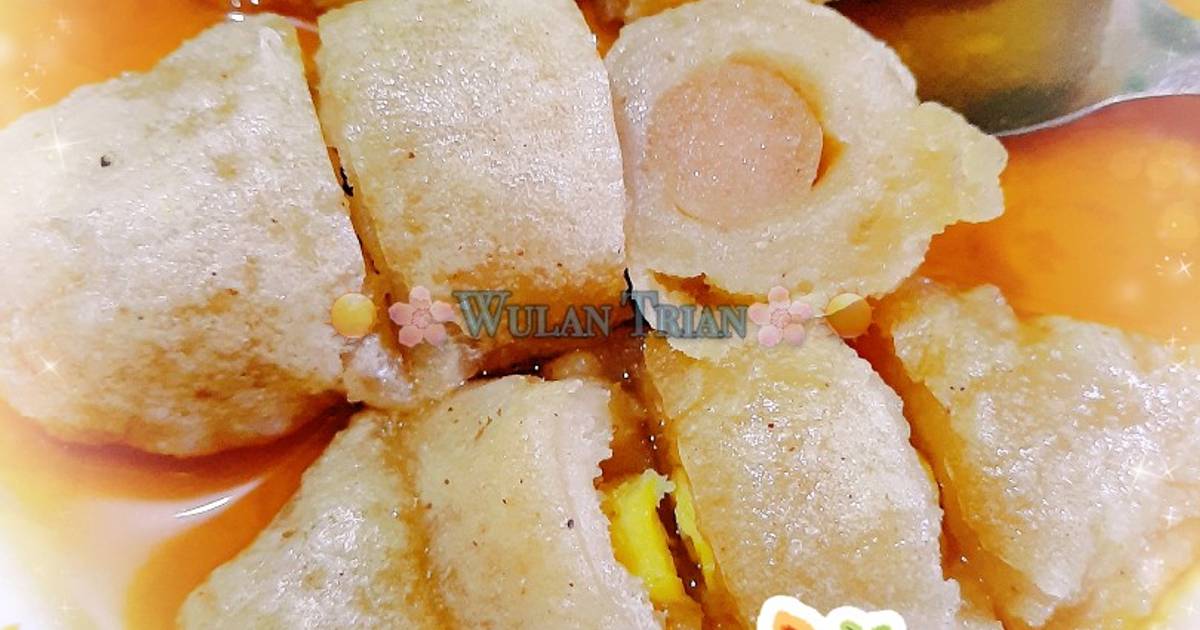 Resep Pempek Dos Isi Telur And Sosis Oleh ️☀️🌸wuu Lee🌸☀️ ️ Cookpad