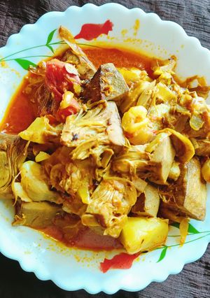 এঁচোড়ের ডালনা(enchorer dalna recipe in Bengali) রেসিপির প্রধান ছবি