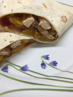 Una foto de Wraps de pavo o tortillitas rellenas