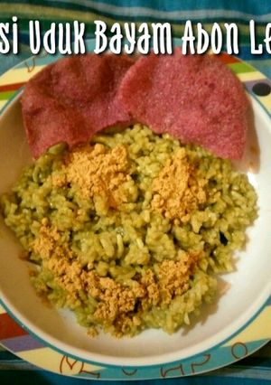 Foto resep Nasi uduk bayam abon lele mpasi 1 tahun