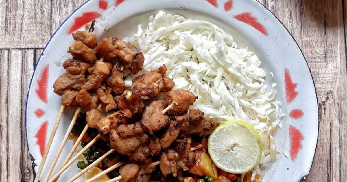 Resep Sate Ayam Bumbu Kecap Oleh Beranda Aqlan Cookpad