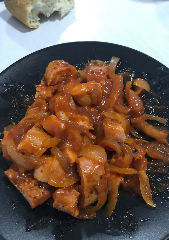 Una foto de Longanizas con Tomate