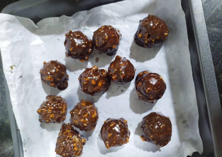 Homemade Ferrero Rocher Chocolate