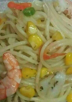 Foto resep Healthy Spaghetti Aglio e olio bumil