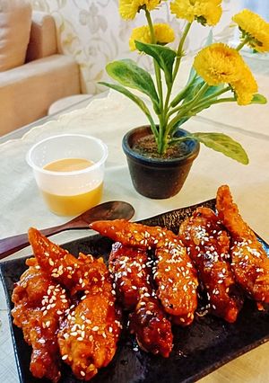 Foto resep Ayam richeese fire wings + saus keju