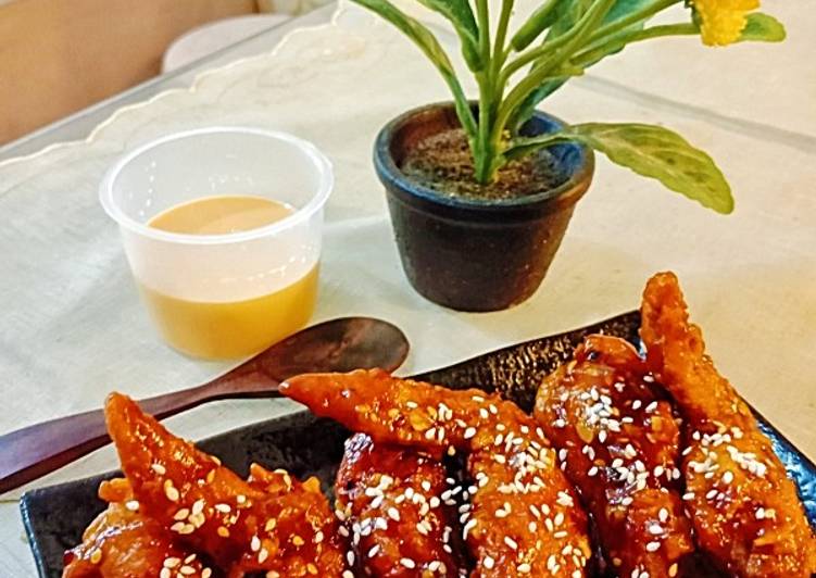 Resep: Ayam richeese fire wings + saus keju Legit - Resep Masakan