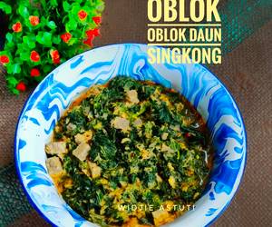 Masakan Unik Oblok Oblok Daun Singkong Enak Sederhana