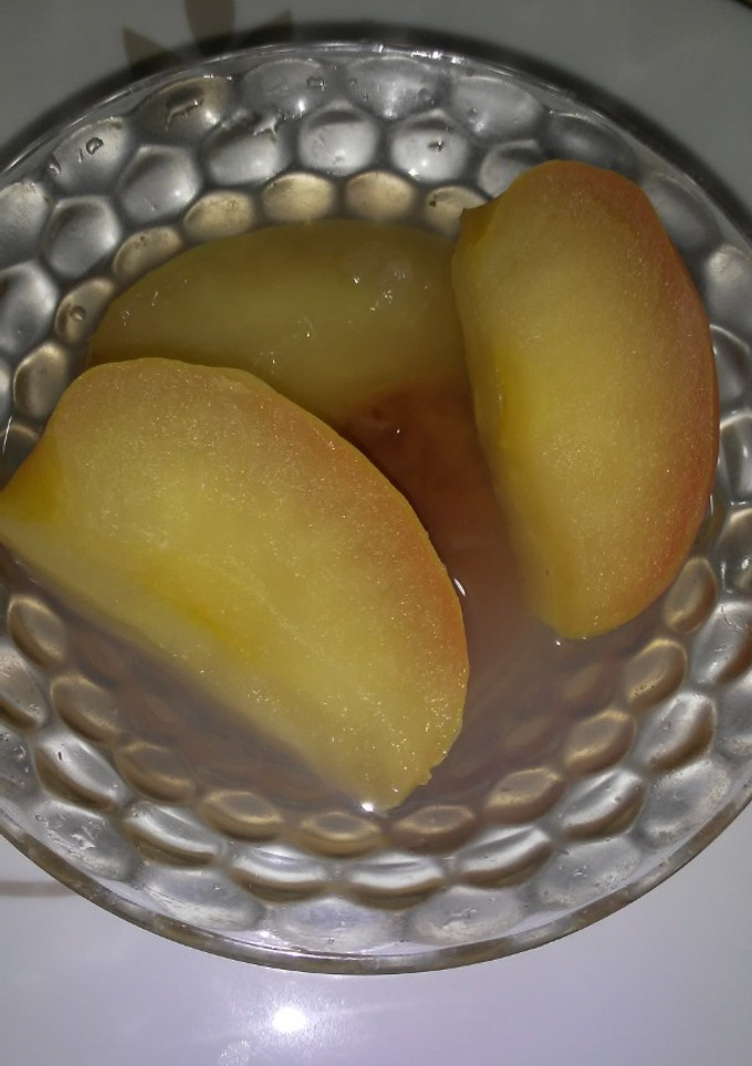 Una foto de Compota de manzana con limón. Desayuno saludable