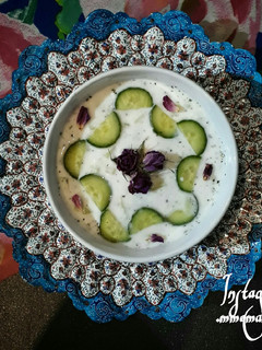 عکسی از دستور ماست خیار
