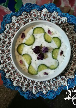 عکسی از دستور ماست خیار