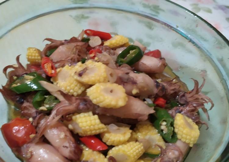 Bagaimana Membuat Cumi asin sederhana Lezat