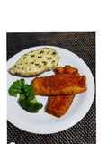 Filetes de Merluza con Puré de Papa