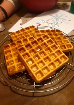 Une photo de Gaufres croustillantes