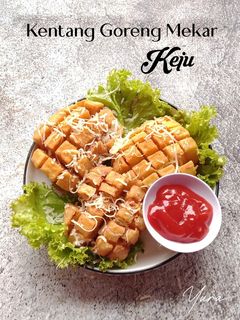 Foto resep Kentang goreng mekar keju