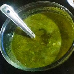 A picture of Moong Dal Palak.