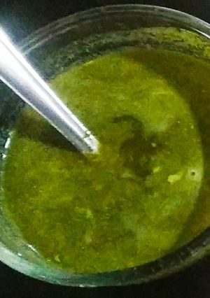A picture of Moong Dal Palak.