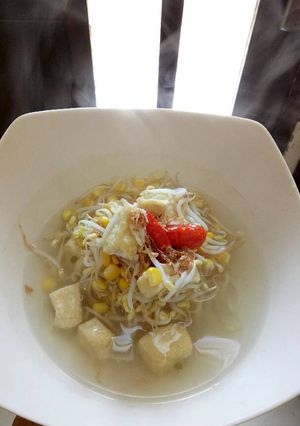 Foto resep Sayur tahu cambah jagung seger