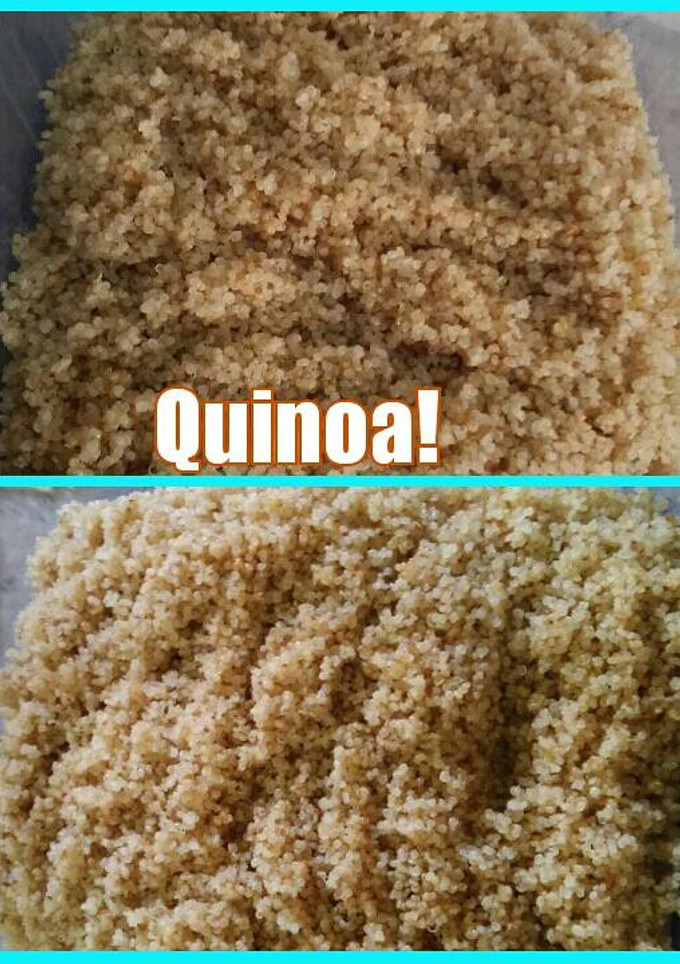 Una foto de Quinoa cocida