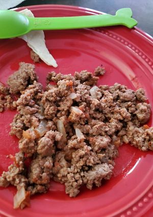 Una foto de Carne molida ala mexicana