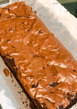 Foto resep Fudgy Brownies (Tips Shine Crust)