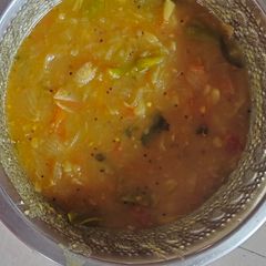 A picture of Poori kizhanghu masala.