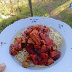 Cottage spaghetti 🍝 A picture of Cottage spaghetti 🍝.