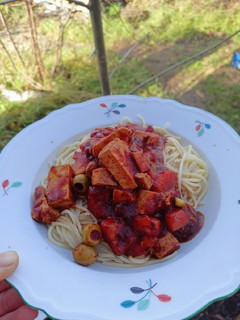 A picture of Cottage spaghetti 🍝.