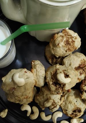 बनाना कूकीज (banana cookies recipe in Hindi) रेसिपी मुख्य फोटो